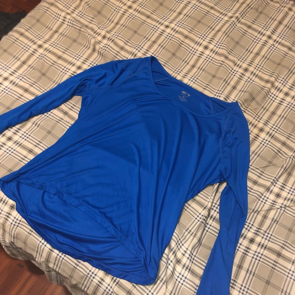 DRI-FIT BLUE LONG SLEEVE - Picture 2 of 2